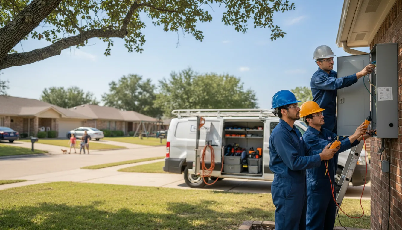 Certified electrician providing emergency electrical services in Hot Springs Village, AR